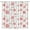 Rouge Gris Blanc, variante sur Rideau de Douche Arbre de Noël Boule Flocon de Neige Branches d'Arbre de Pin Hiver Vacances Rouge Bleu Blanc Festival Adolescents Extra Long Rideau de Salle de Bain Maison avec Crochets, 70 Pouces Lx84 H