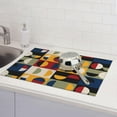thumbnail image 5 of Retro Mid Century Modern Kitchen Drying Mat Microfiber Dish Drainer Mat for Kitchen Counter Absorbent Reusable Washable 18x24 Inch, 5 of 5