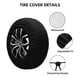 thumbnail image 2 of Balery Mardi Gras Carnival3 Cubiertas para Neumáticos - Protector Resistente para Neumáticos de Camioneta, SUV, Remolque, Camper y RV-16 inch, 2 of 6