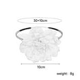 thumbnail image 3 of Flower Collar Choker Necklace Flower Necklace for Banquets Halloween Wedding White, 3 of 9