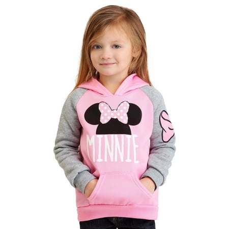 Girls Minnie Mouse Pink Boy Hoodie