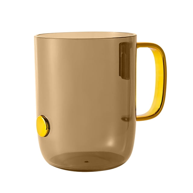 Taza de enjuague bucal Dot - PS Chapado en oro Transparente para uso en el baño de viaje en casa en pareja