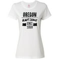 thumbnail image 3 of Inktastic Oregon Awesome Since 1859 Women's T-Shirt, 3 of 5