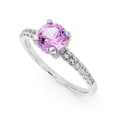 thumbnail image 5 of Created Pink Sapphire Ring, 5 of 12