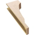 thumbnail image 6 of 6"W x 12"D x 36"H Thin Moab Rough Cedar Woodgrain TimberThane Corbel, Primed Tan, 6 of 6