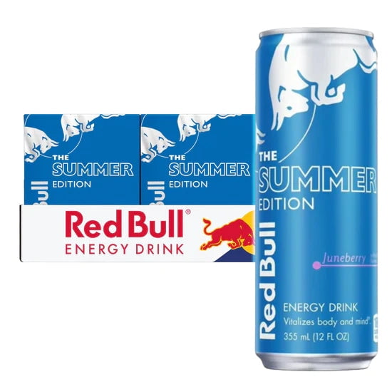 Red Bull Summer Edition Juneberry Energy Drink, 12 Fl. Oz, 24 Cans