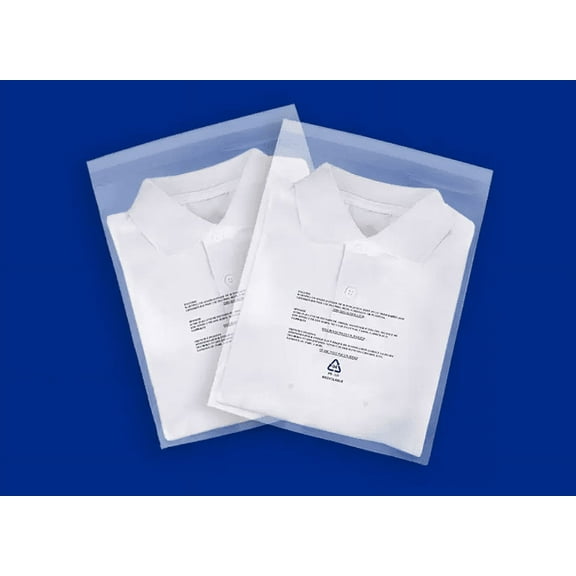 Clear Poly Bags, Suff. Warning 18x24 Plastic Shipping Packaging Mailer 100ct