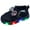 Black, variant on Zanarzt Kids Sneakers Toddler Light Up Shoes Boys Girls Flashing Breathable Mesh Lightweight Running Sneakers for Little Kid Black,US 8