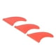 thumbnail image 2 of 3 uds aletas de tabla de surf aletas de propulsor de PVC accesorios de tabla de surf para tabla larga Stand Up Paddle rojo, 2 of 10