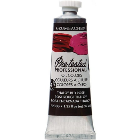 UPC: 0014173353405 | Grumbacher Pre-Tested Oil Color  37ml Tube  Thalo Red Rose