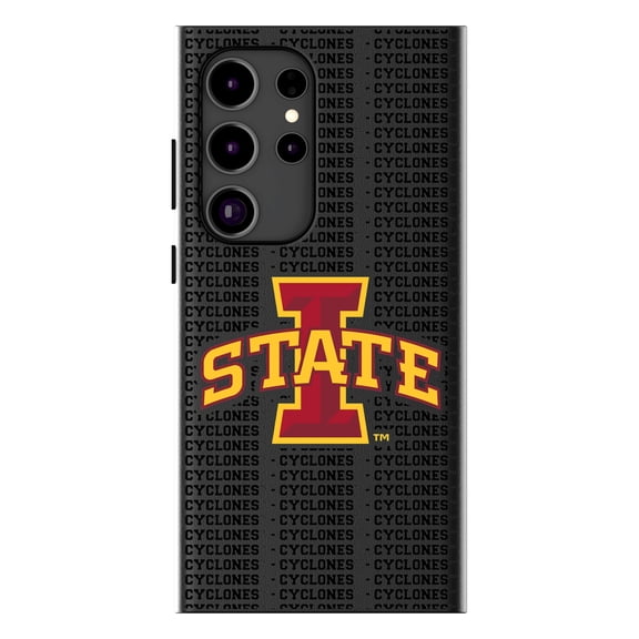Keyscaper Iowa State Cyclones Text Backdrop Galaxy Magnetic Bump Case