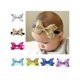 thumbnail image 2 of Baby Headbands Bowknot Lentejuelas Bandas para el cabello Arcos Accesorios para el cabello para niños recién nacidos y niños pequeños (Púrpura claro), 2 of 3
