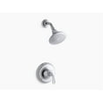 thumbnail image 1 of Kohler K-TS10276-4-CP Forte Sculpted Sculpted Rite-Temperature Shower Trim with 2.5GPM Showerhead - Polished Chrome, 1 of 1