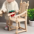 thumbnail image 4 of Sils de Muñecas, de Madera, Sils de Comedor para Decoración de Comedor CUTICAT Sillas en miniatura, 4 of 8