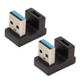 thumbnail image 1 of 2 adaptadores USB macho a USB C hembra compatibles con función OTG Adaptador USB C en forma de U profesional de 5 Gbps para portátiles y tabletas, 1 of 9
