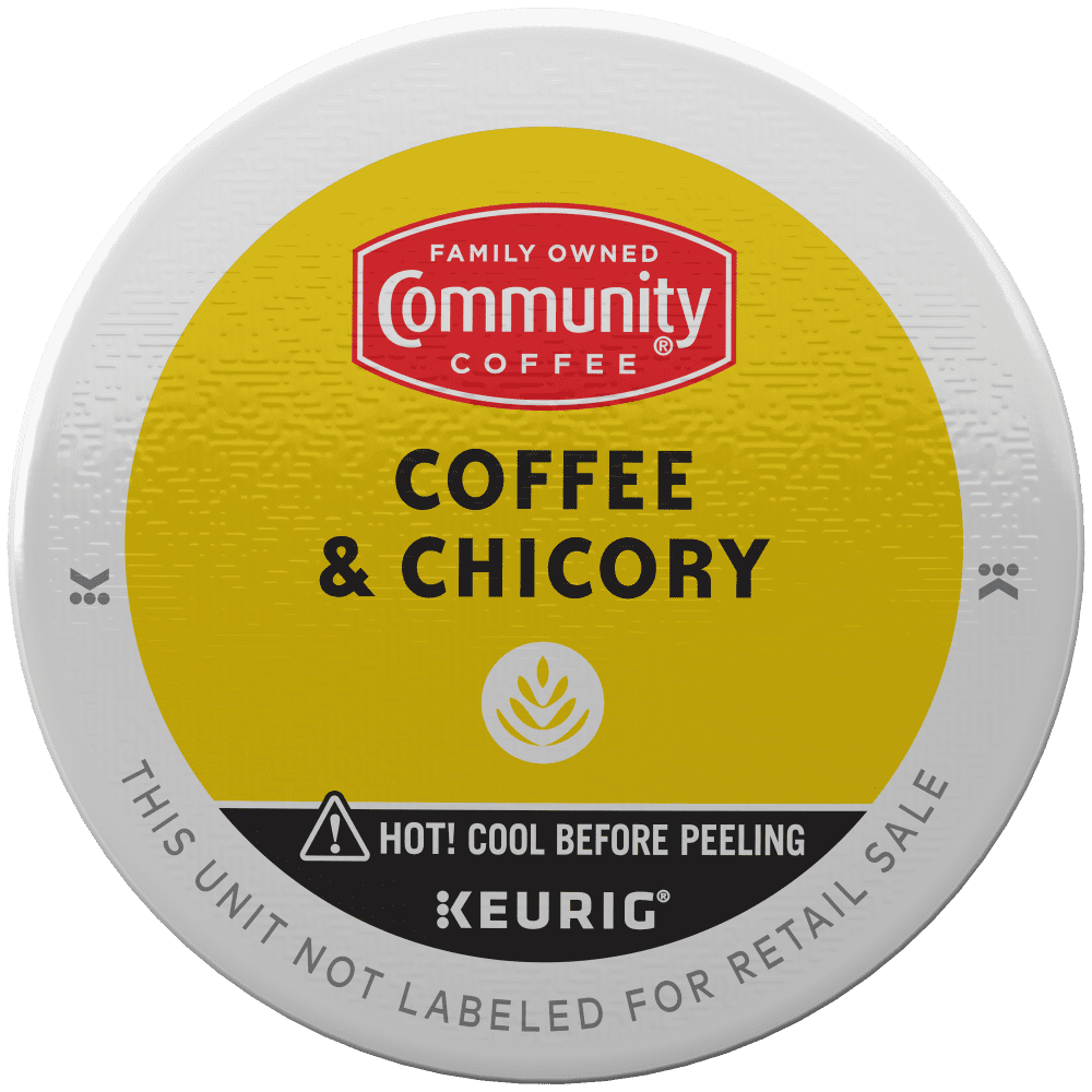 Community Coffee Coffee and Chicory Pods for Keurig K-cups 72 Count