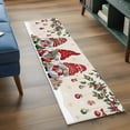 thumbnail image 3 of Runner Rug 2'x6', Red Gnomes Christmas Washable Non-Slip Hallway Runner Rugs, Xmas Ball Gifts Snowflake Rustic Bedside Rugs Floor Mats Carpet Runners for Kitchen Bathroom Laundry Room, 3 of 8