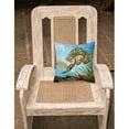 thumbnail image 2 of Carolines Treasures JMK1261PW1818 Loggerhead Sea Turtle Canvas Fabric Decorative Pillow  18H x18W multicolor, 2 of 2