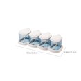 thumbnail image 3 of Openpig Kitchen Seasoning Box Set - Seasoning Box Jar Plastic Condiment Transparent Storage Container- Cruet with Cover and Spoon, 3 of 6