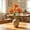 Orange, variant on HAJAGP Four Headed Dahlias Imitation Flower Bouquet, High-End Artificial Silk Flowers for Weddings and Home Decor (Orange)