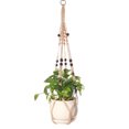 thumbnail image 1 of Coofit Macrame Plant Hanger Bohemian - Hanging Plant Holder Hanging Planter with Beads, 1 of 10