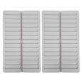 thumbnail image 1 of Shisuyan 2pcs Business Card Holder Labels Time Rack Time Cards Organizer Attendance Cards Storage Shelf, 1 of 9