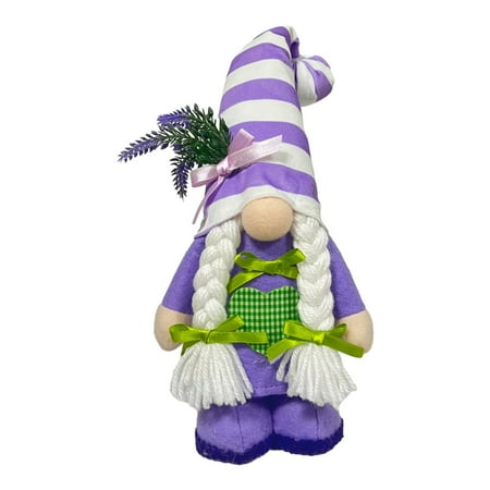 

Four Seasons Home Furnishings Doll Lavender Love Standing Doll Elderly Desktop Decorations