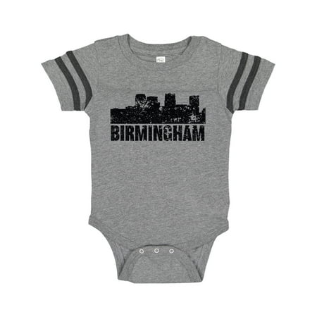 

Inktastic Birmingham Skyline Grunge Gift Baby Boy or Baby Girl Bodysuit