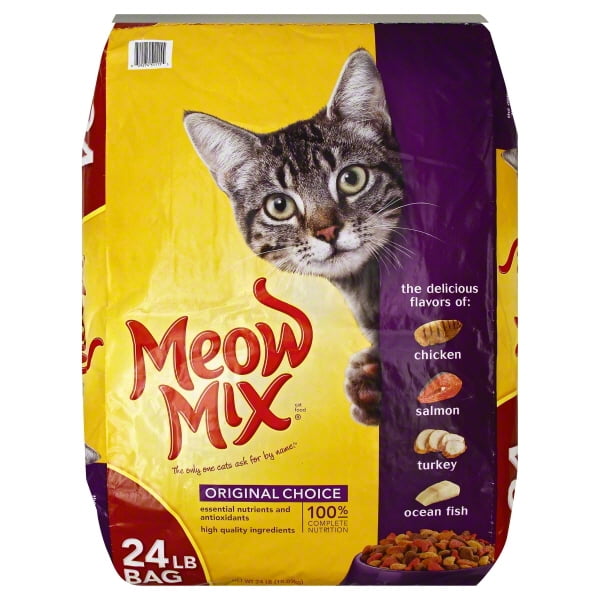 Meow Mix Original Choice Dry Cat Food, 24Pound
