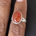 thumbnail image 2 of Carnelian Gemstone Ring, 2 of 2