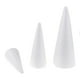 thumbnail image 3 of Craft Foam Cone - Paquete de 3 piezas de espuma en apariencia para de bricolaje craft, árbol de Navidad, centro de , espuma de, 3 of 9
