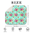 thumbnail image 4 of Pioneer Flower Floral Print Pattern Kitchen Dish Drying Mat 1 Pack, Ultra Absorbent Microfiber Drainer Mat, 16"x18", 4 of 6