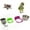 Random Color, variant on Stainless Steel Food Water Feeding Bowl Cup Bird Parrot Feeder Pet Cage Supplies