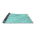 thumbnail image 2 of Ahgly Company Indoor Rectangle Solid Light Blue Modern Area Rugs, 7' x 9', 2 of 4