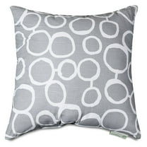 Majestic Home Goods Indoor Gray Fusion Large Decorative Throw Pillow 20 in L x 8 in W x 20 in H