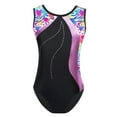 thumbnail image 5 of Sinleey Gymnastics Leotards for Girls Sleeveless One-piece Ballet Dancing Athletic Leotards with Colorful Heart 10, 5 of 7