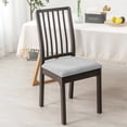 thumbnail image 2 of Funda de silla con correa para silla de ocio, silla de comedor, hotel, hogar, tejido de vellón de maíz elástico, 2 of 5