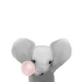 thumbnail image 3 of Straatsma, Leah 12x14 Black Modern Framed Museum Art Print Titled - Elephant Bubble Gum., 3 of 5