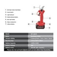 thumbnail image 4 of Electric Secateurs, MT Series 20V Rechargeable Cordless Electric Scissors For Pruning Bonsai, Fruit Trees Efficientcutting, 4 of 6