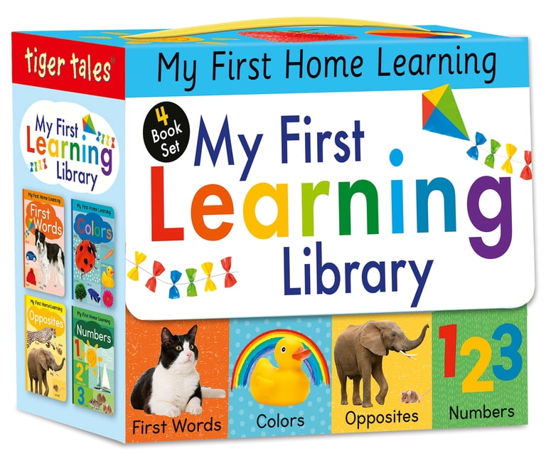 Mini Library Set PreSchool Learning Books for Kids Animals,Nursery Rhymes,123 