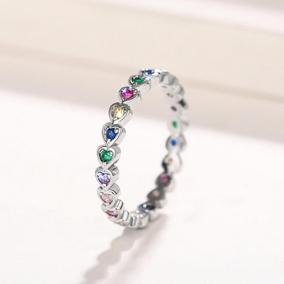 LINXIQIN Elegant Cocktail Proposal Ladies For Her Sparkling Shiny Cubic Zirconia AAA Zircon Ring Perfect Present With Gift Packaging
