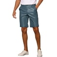 thumbnail image 4 of INSPIRE CHIC Faux Leather Shorts for Men's Hip Hop Motorcycle Biker Party Disco Shorts 36 Blue, 4 of 6
