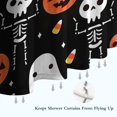 thumbnail image 6 of Halloween Pumpkin Skull Pattern Shower Curtain 72"x72" ,Bathroom Decorative Shower Curtains Set with 12 Hooks,Modern Waterproof Washable Shower Curtain, 6 of 6