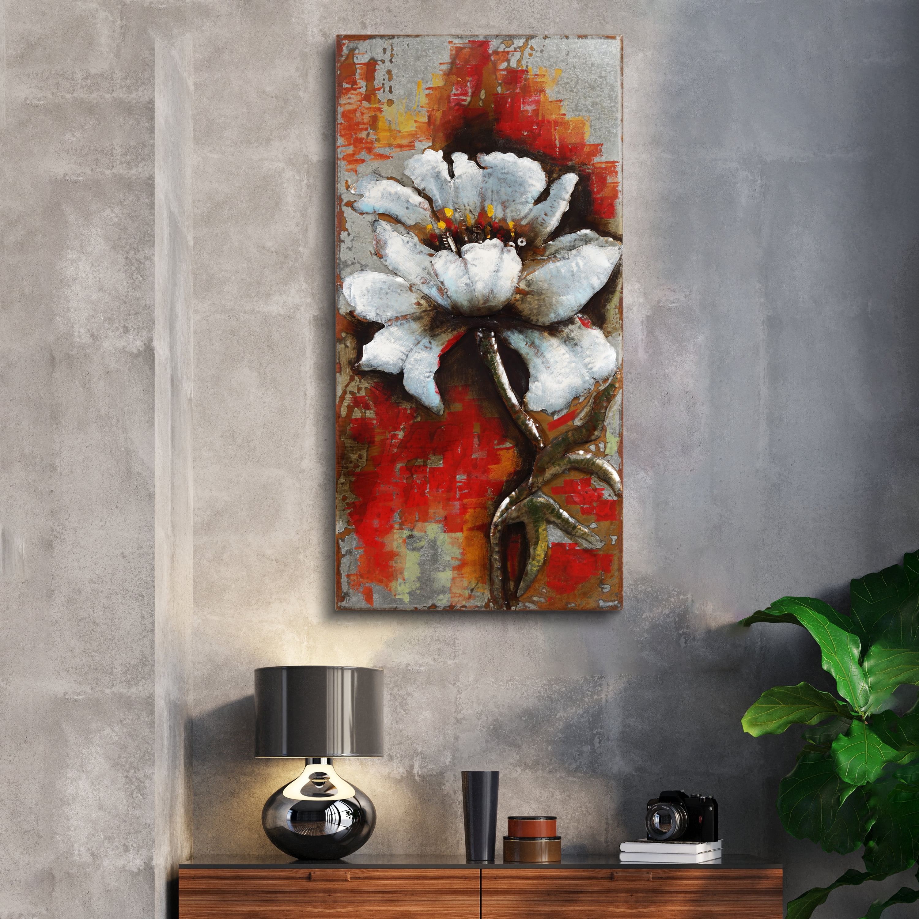 Empire Art Primo Mixed Media Sculpture - Garden Rose 1