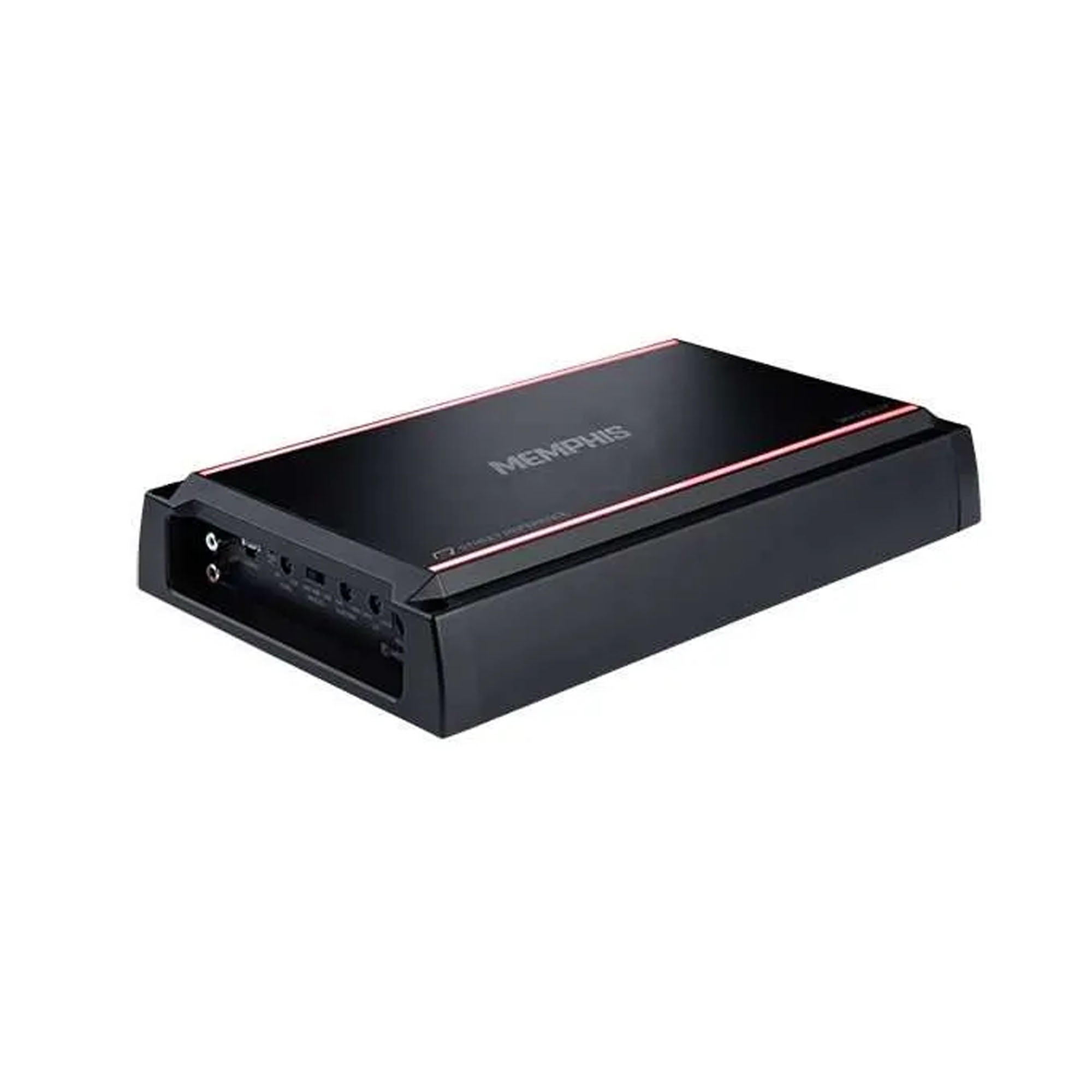 Memphis Audio SRX1200.1V 1200x1 at 1 Ohm SR Amplifier with 4GKIT 4-Gauge Amp Install Kit With ANL Fuse Holder and LL2BE 2-Channel Line Output Converter with Digital Bass Restoration