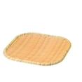thumbnail image 1 of Plat en Bambou Résistant à la Chaleur Assiette Imitation Bambou Bords Ronds Lisses Facile à Nettoyer Assiette Résistante aux Hautes Températures Plateau à Collations Tissé à la Main, 1 of 8
