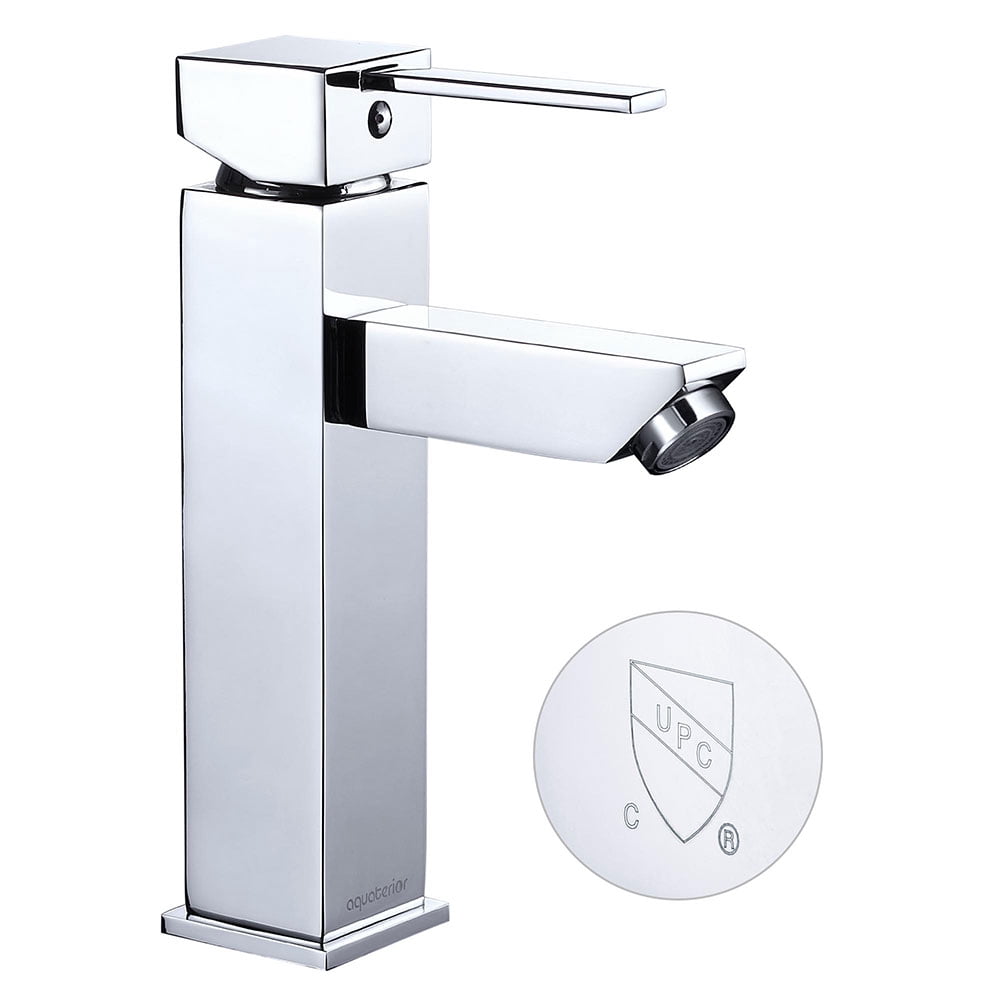 Aquaterior Modern 1 Hole Bathroom Faucet Vanity Sink Basin DIY Home CHR