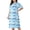 Blue Floral-Short Sleeve, variant on ValueVibe Plus Size Nightgown for Women Long Sleeve Sleepshirt Crew Neck Full Length Sleepdress with Blue Love Print, 4XL