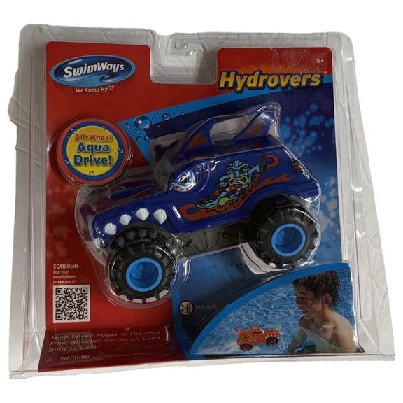 Swim Ways Hydrovers Swimming Pool Toy Blue Monster Truck