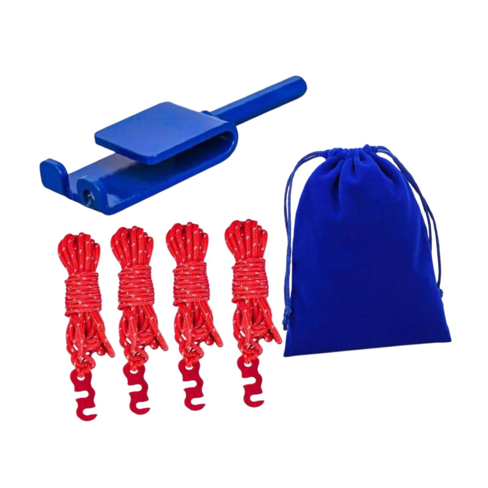 MAGIDEAL Ice Fishing Anchor Tool Compact Ice Tent Fixing Ropes for Anchors Tent Nails